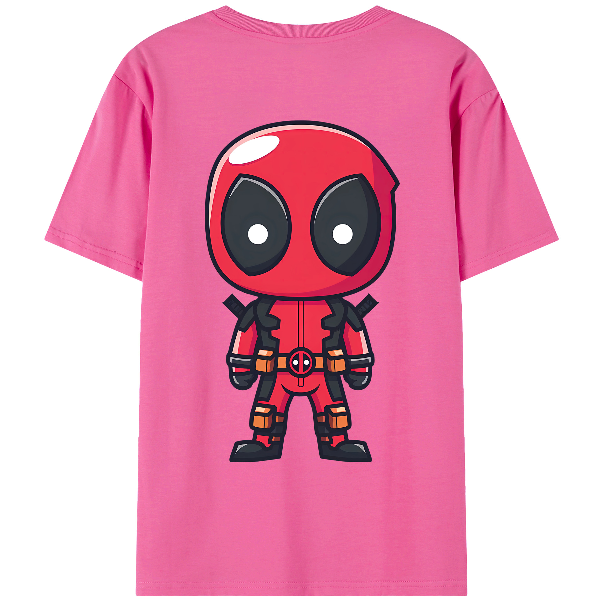 （画像用） Deadpool デッドプール レディース半袖Tシャツ(バックプリント)